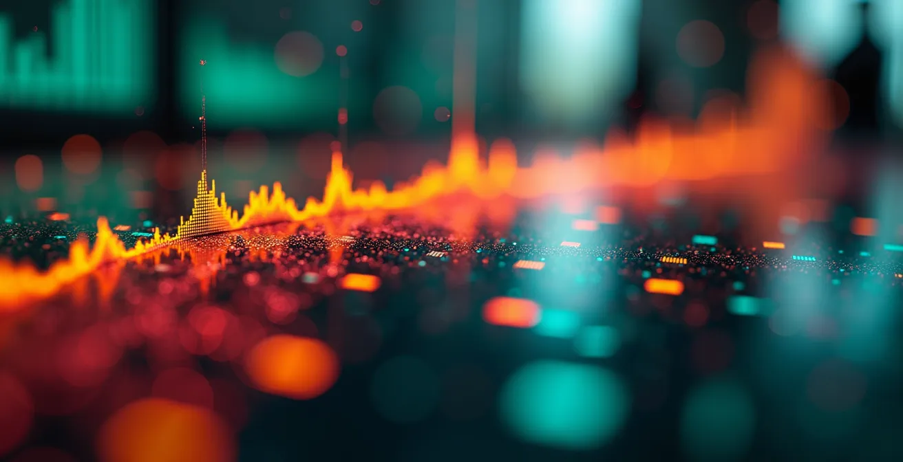 Centre de gestion de la mobilité avec écrans de surveillance du trafic