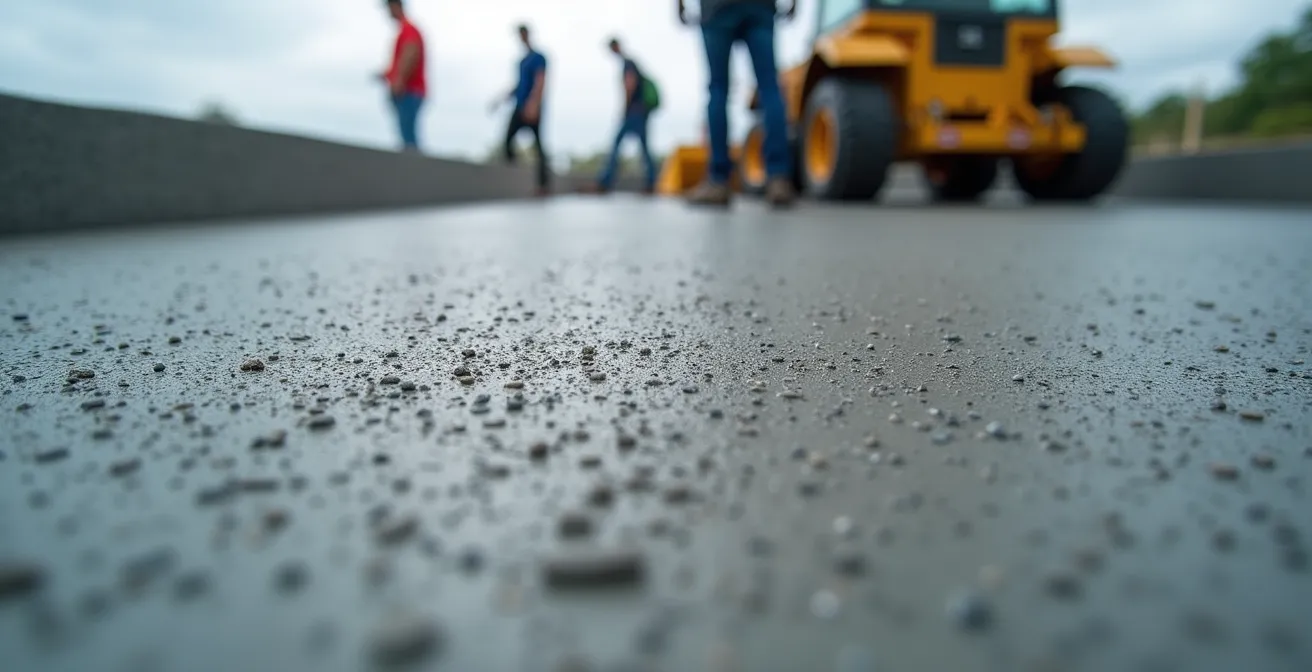 Application de béton fibré ultra-performant sur un tablier de pont au Québec