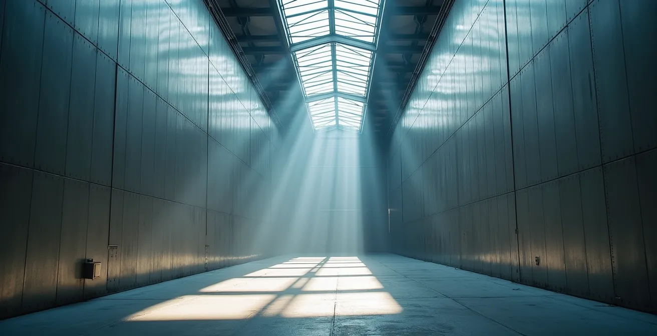 Inspection détaillée de la cale d'un vraquier avant chargement de céréales