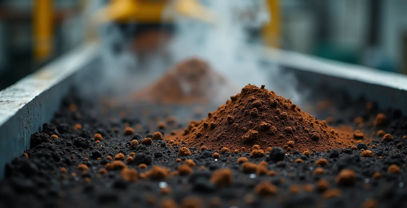 Installation de traitement de sols contaminés avec équipements de bioremédiation au Québec